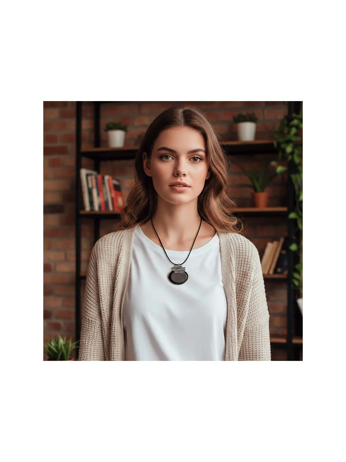 Collar Colgante de Sándalo